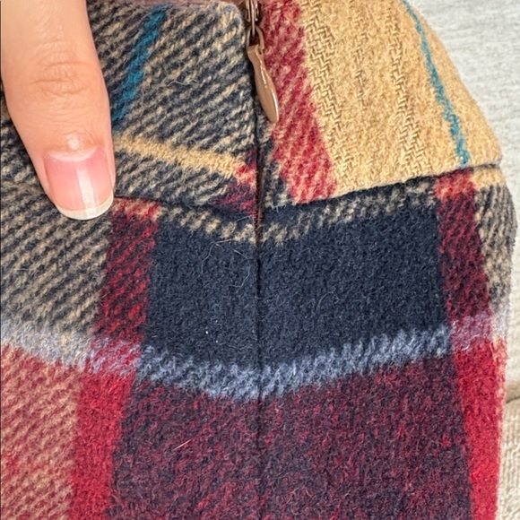 RIHOAS Red and Blue A-Line Mini Skirt Casual - Picture 4 of 4